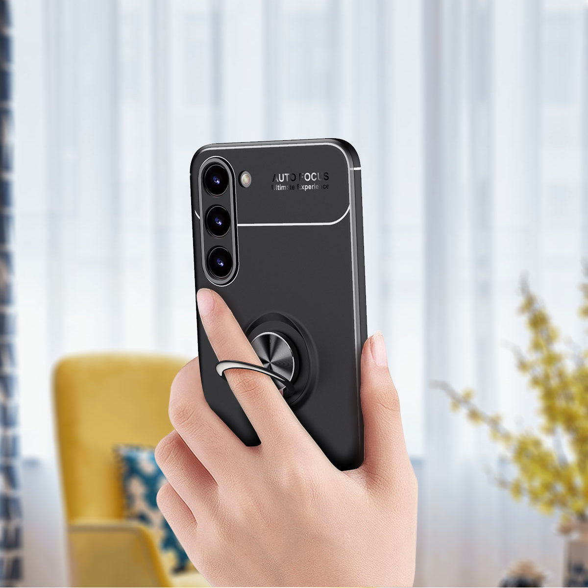 Galaxy S23 Plus Kılıf Zore Ravel Silikon Kapak Mavi
