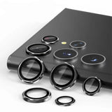 Galaxy S23 Plus Zore Kamera Lens Koruyucu Cam Filmi Siyah