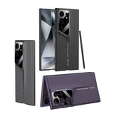 Galaxy S23 Ultra Kılıf Ultra İnce Kamera Korumalı Sert Rubber Zore Procase Kapak Mor
