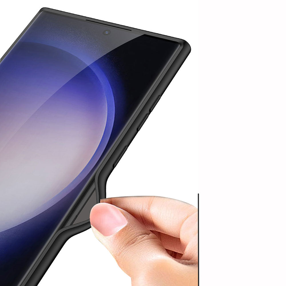 Galaxy S23 Ultra Kılıf Wireless Şarj Özellikli Zore Kıpta M-safe Silikon Kapak Yeşil