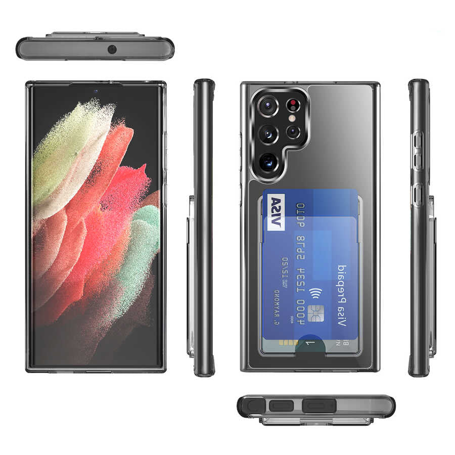 Galaxy S23 Ultra Kılıf Zore Ensa Kapak Renksiz