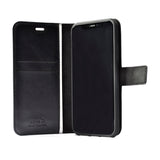 Galaxy S23 Ultra Kılıf Zore Kar Deluxe Kapaklı Kılıf Siyah