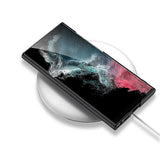 Galaxy S23 Ultra Kılıf Zore Kıpta Standlı Kapak Siyah Litchi