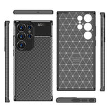 Galaxy S23 Ultra Kılıf Zore Negro Silikon Kapak Siyah