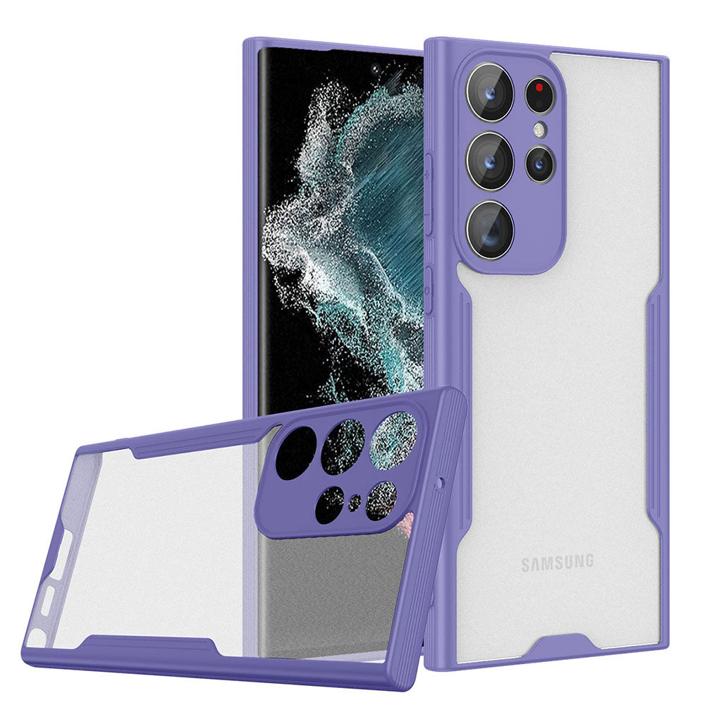 Galaxy S23 Ultra Kılıf Zore Parfe Kapak Mor