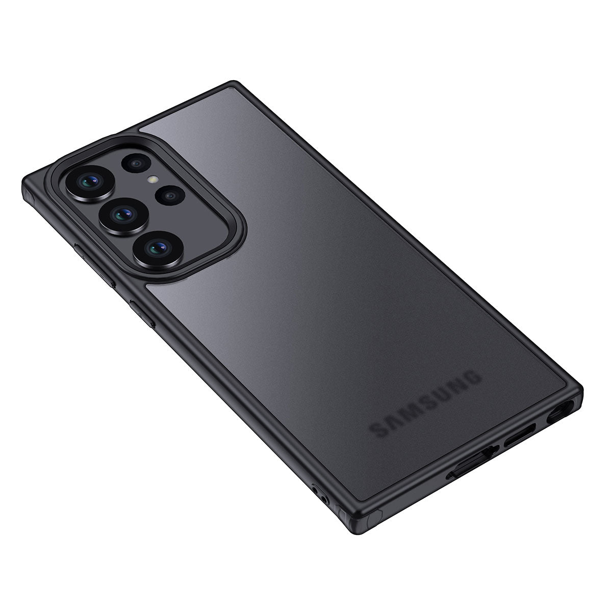 Galaxy S23 Ultra Kılıf Zore Volks Kapak Siyah