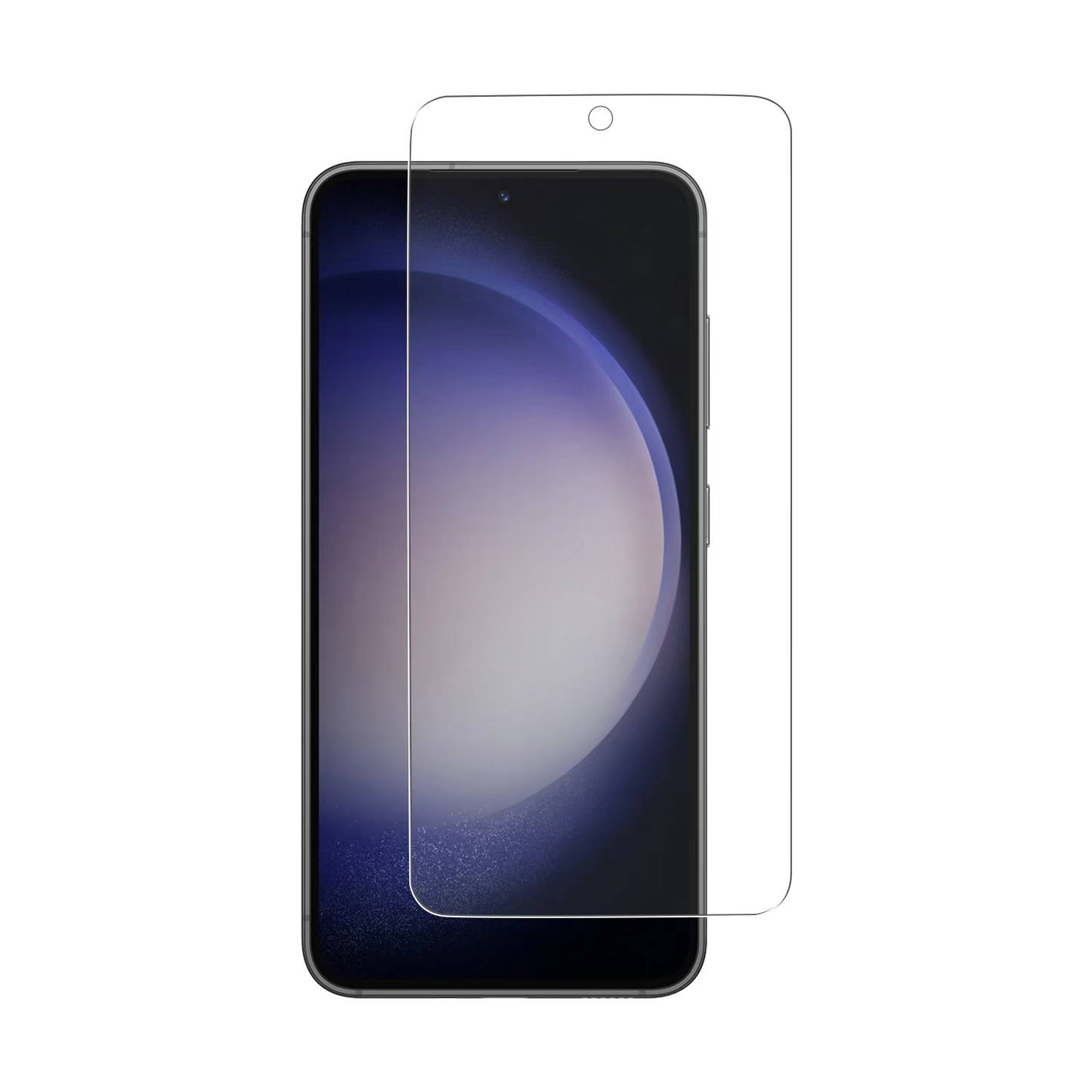Galaxy S23 Zore 3D Vov Curve Glass Ekran Koruyucu Siyah