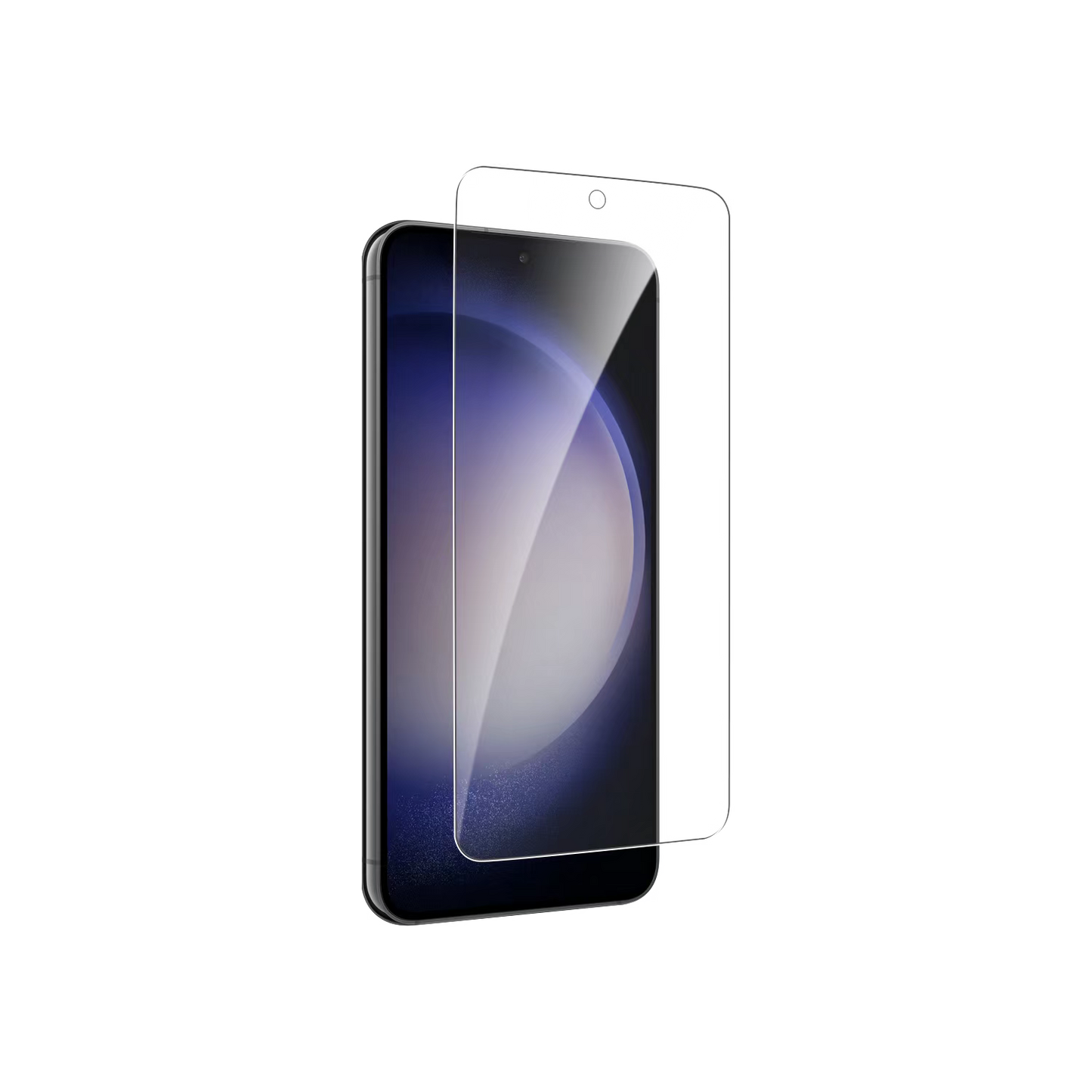 Galaxy S23 Zore 3D Vov Curve Glass Ekran Koruyucu Siyah