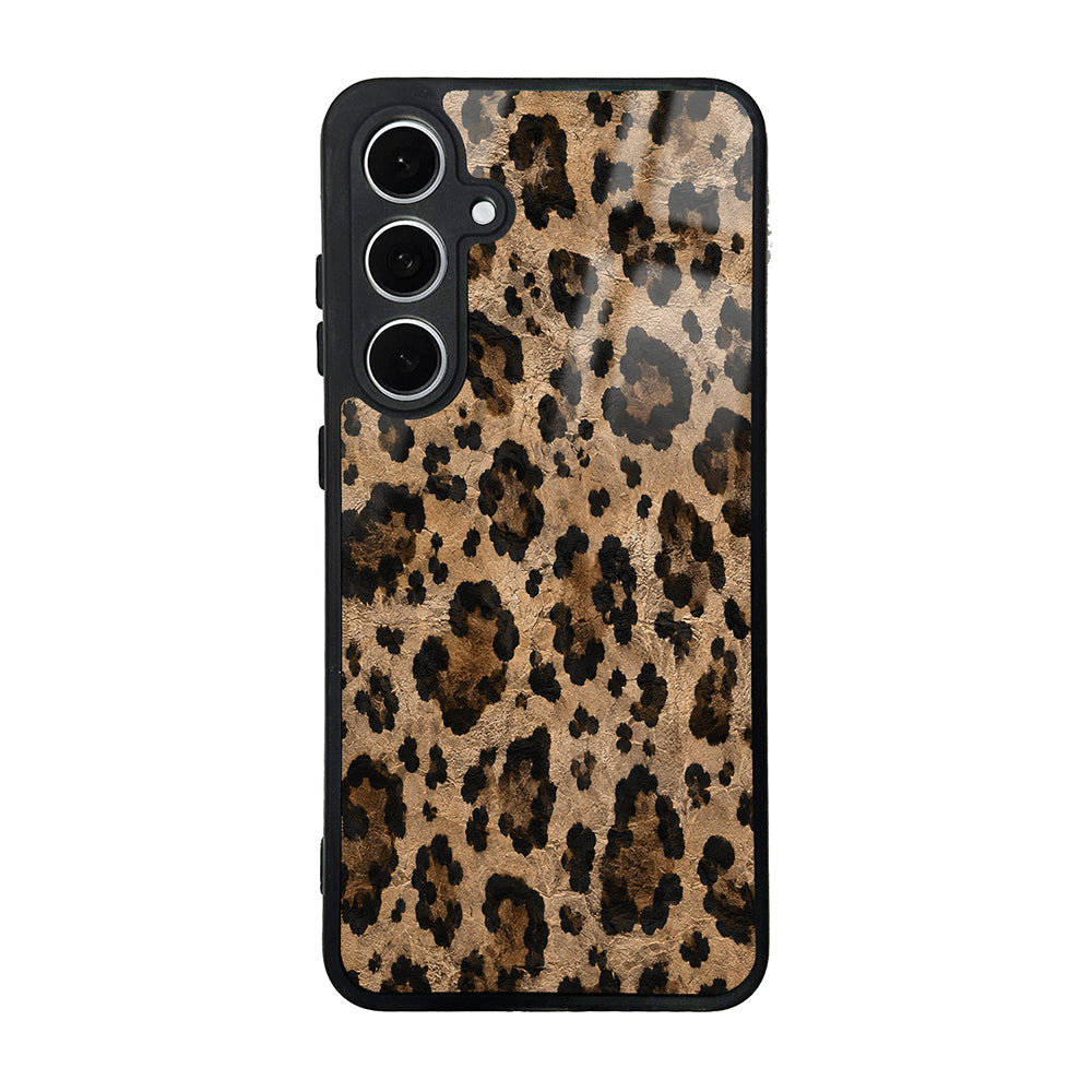 Galaxy S24 FE Kılıf Kamera Korumalı Desenli Zore Lusi Kapak Gold Fiyonk