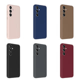 Galaxy S24 FE Kılıf Kamera Korumalı Kartlık Hazneli Zore Vitra Kapak Gri
