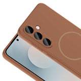 Galaxy S24 FE Kılıf M-safe Şarj Özellikli Meta Kapak Siyah