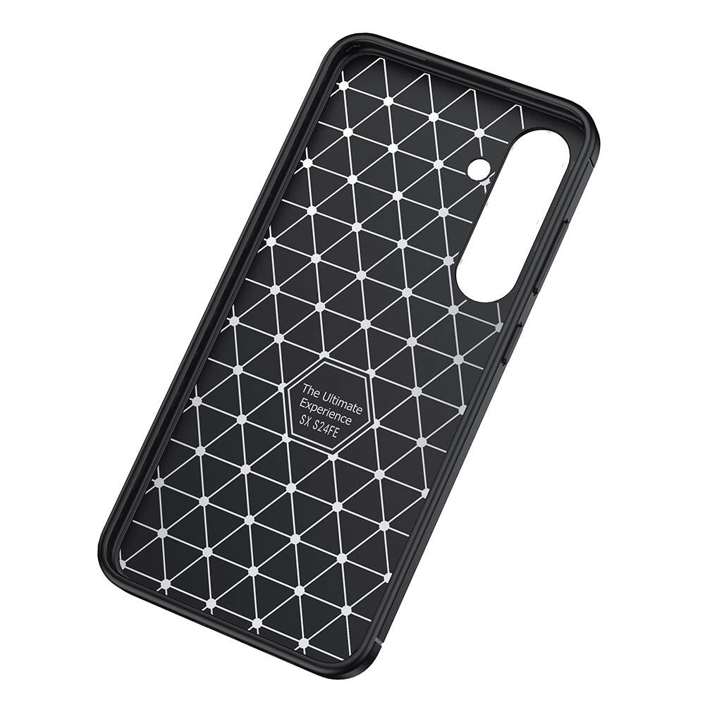 Galaxy S24 FE Kılıf Zore Negro Silikon Kapak Siyah