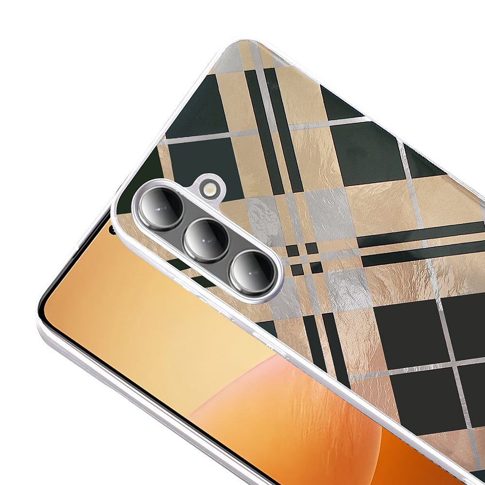 Galaxy S24 Kılıf Desenli Zore Mep Kapak Geometrik
