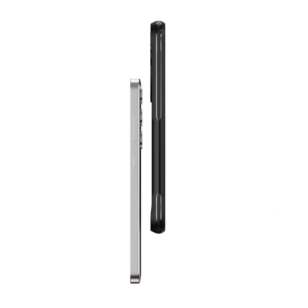 Galaxy S24 Kılıf Şeffaf Sert PC Arka Yüzey Tasarımlı Zore Edo Kapak Siyah