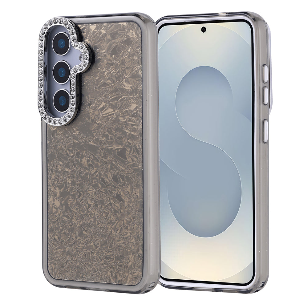 Galaxy S24 Kılıf Taşlı Tasarımlı Zore Kapi Kapak Siyah