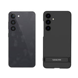 Galaxy S24 Kılıf Zore Kamera Korumalı Dikey Standlı Ays Kapak Koyu Yeşil