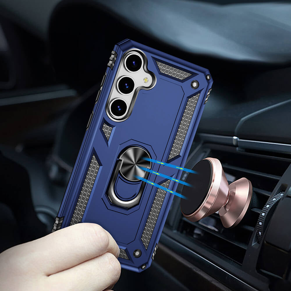 Galaxy S24 Kılıf Zore Vega Kapak Mavi