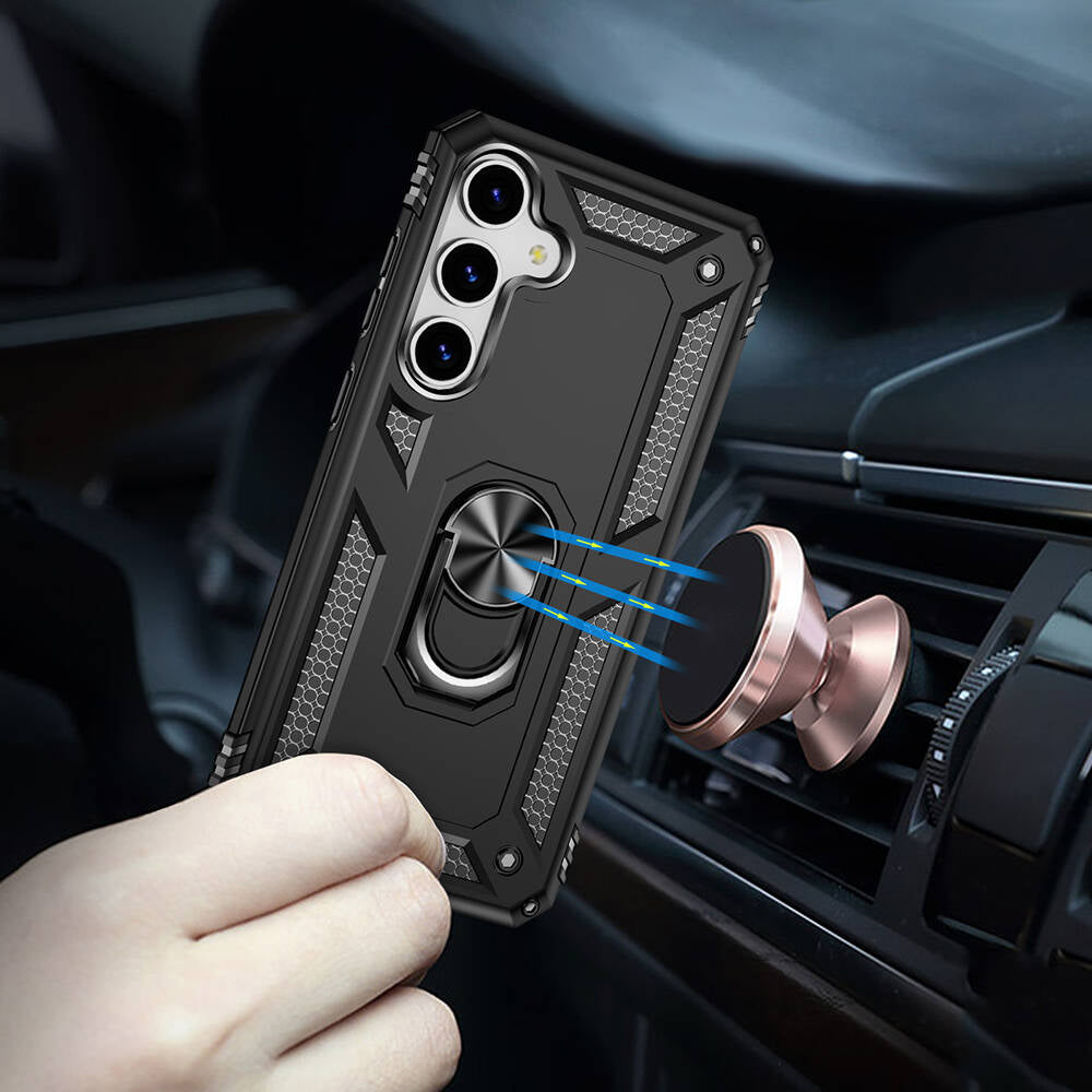 Galaxy S24 Kılıf Zore Vega Kapak Siyah