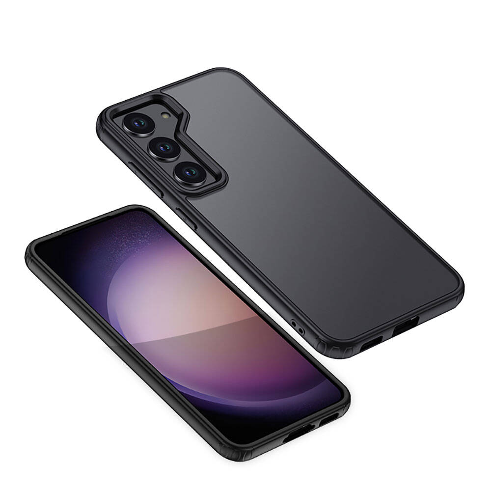 Galaxy S24 Kılıf Zore Volks Kapak Siyah