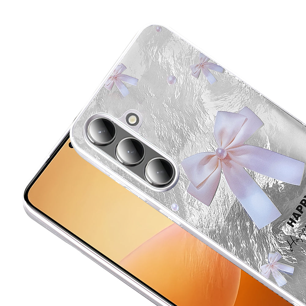 Galaxy S24 Plus Kılıf Desenli Zore Mep Kapak İncili Fiyonk