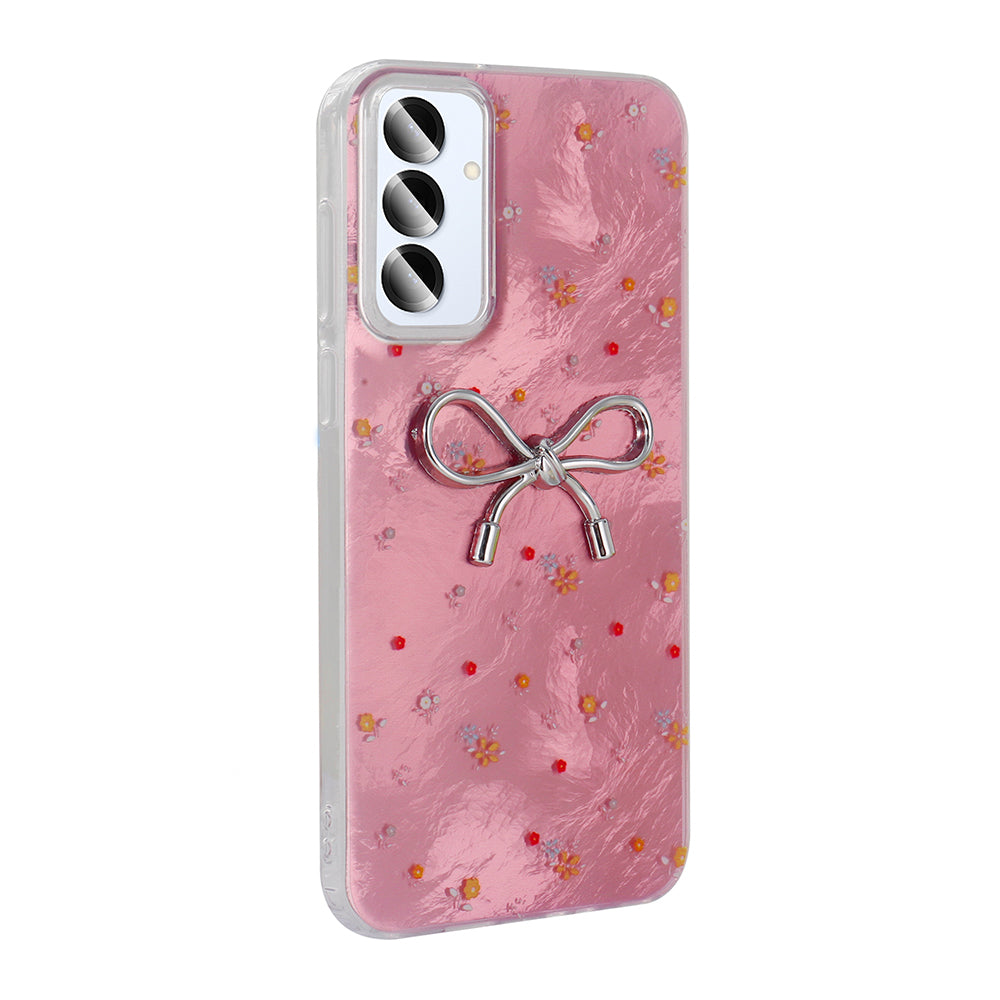 Galaxy S24 Plus Kılıf Kamera Korumalı Figürlü Zore Ponti Silikon Kapak Açık Pembe