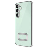 Galaxy S24 Plus Kılıf Kamera Korumalı Logo Gösteren Zore Omega Kapak Derin Mor