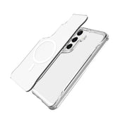 Galaxy S24 Plus Kılıf Zore M-safe Şarj Özellikli T-Max M-safe Kapak Renksiz
