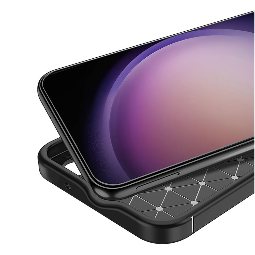 Galaxy S24 Plus Kılıf Zore Negro Silikon Kapak Siyah