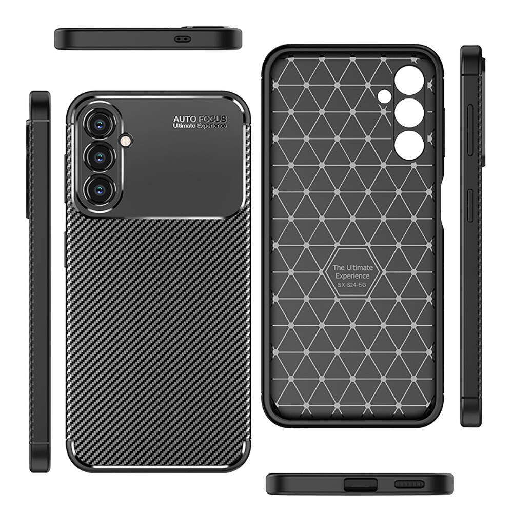 Galaxy S24 Plus Kılıf Zore Negro Silikon Kapak Siyah