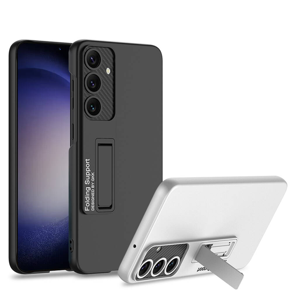Galaxy S24 Plus Kılıf Zore Standlı Ays Kapak Mürdüm