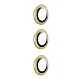 Galaxy S24 Plus Zore Kamera Lens Koruyucu Cam Filmi Gold