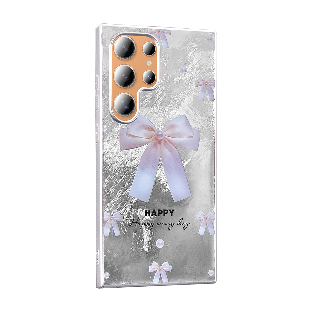 Galaxy S24 Ultra Kılıf Desenli Zore Mep Kapak Gold Leopar