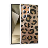 Galaxy S24 Ultra Kılıf Desenli Zore Mep Kapak Gold Leopar