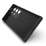 Galaxy S24 Ultra Kılıf Esnek TPU Oyuklu Arka Yüzey Tasarımlı Zore Etnik Silikon Kapak Koyu Yeşil