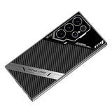 Galaxy S24 Ultra Kılıf Kamera Korumalı Karbon Tasarım Zore Yeni Seri Procase Kapak Siyah Karbon