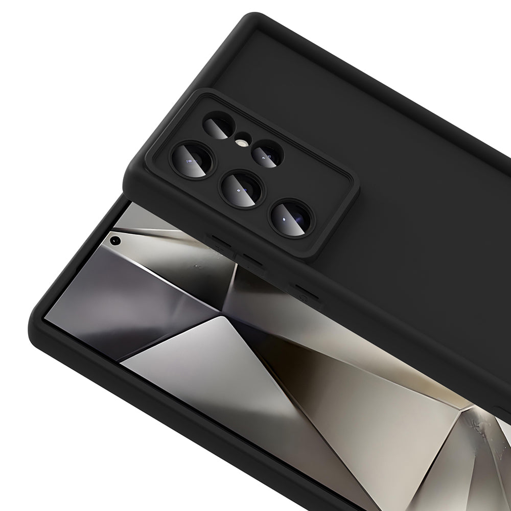 Galaxy S24 Ultra Kılıf Kamera Korumalı Zore Ananas Kapak Siyah