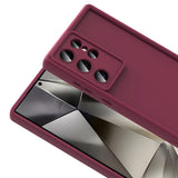 Galaxy S24 Ultra Kılıf Kamera Korumalı Zore Ananas Kapak Koyu Yeşil