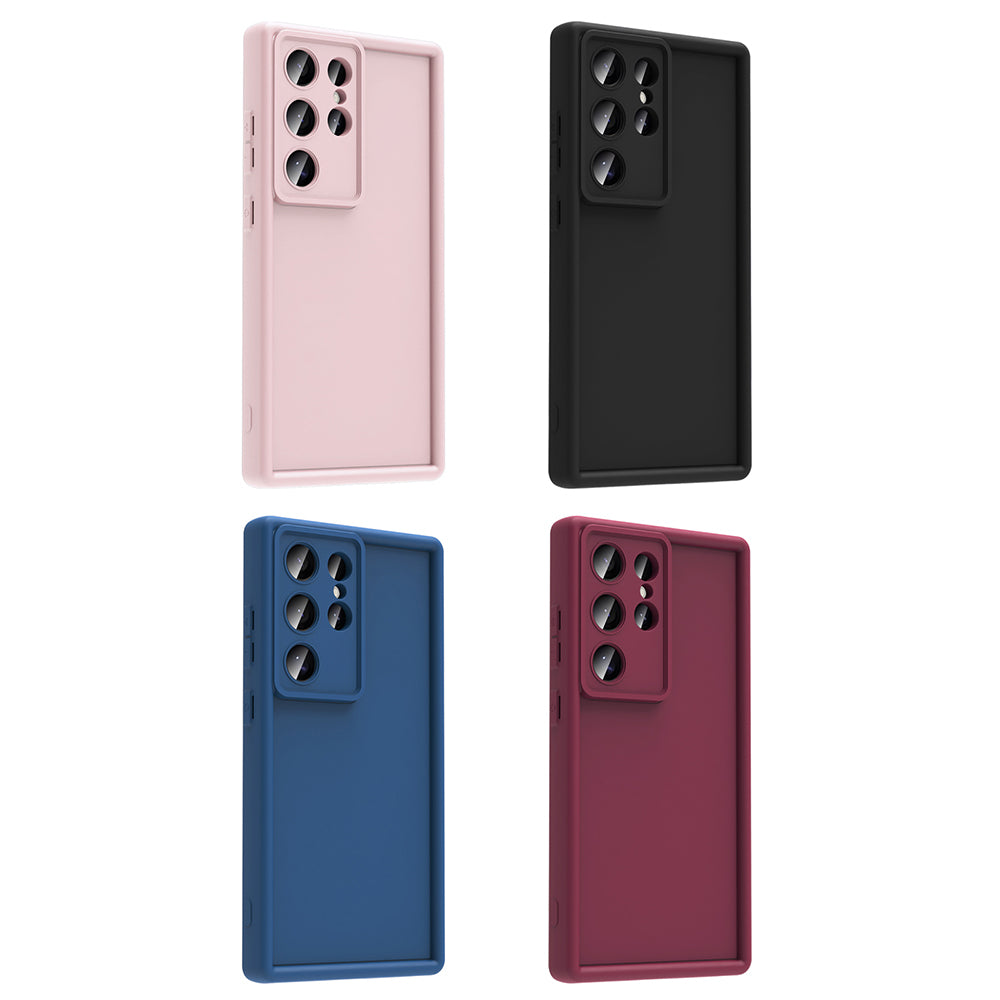 Galaxy S24 Ultra Kılıf Kamera Korumalı Zore Ananas Kapak Pembe