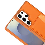 Galaxy S24 Ultra Kılıf Kartlıklı Zore X-Kart Silikon Kapak Siyah