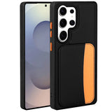 Galaxy S24 Ultra Kılıf Kartlıklı Zore X-Kart Silikon Kapak Siyah