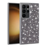 Galaxy S24 Ultra Kılıf Parlak Taşlı Tasarım Zore Pırlanta Kapak Gri