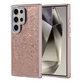 Galaxy S24 Ultra Kılıf Taşlı Tasarımlı Zore Kapi Kapak Gold