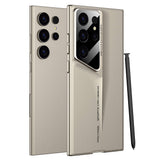 Galaxy S24 Ultra Kılıf Ultra İnce Kamera Korumalı Sert Rubber Zore Procase Kapak Gold