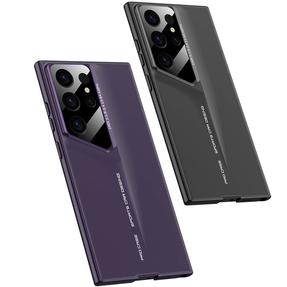 Galaxy S24 Ultra Kılıf Ultra İnce Kamera Korumalı Sert Rubber Zore Procase Kapak Gri