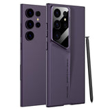 Galaxy S24 Ultra Kılıf Ultra İnce Kamera Korumalı Sert Rubber Zore Procase Kapak Mor