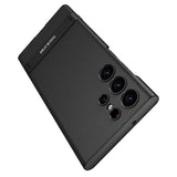 Galaxy S24 Ultra Kılıf Zore Kamera Korumalı Leather Dikey Standlı Ays Kapak Siyah