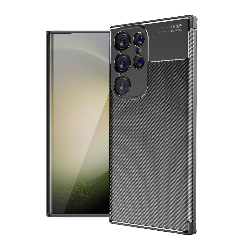 Galaxy S24 Ultra Kılıf Zore Negro Silikon Kapak Siyah