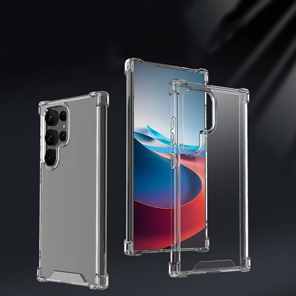 Galaxy S24 Ultra Kılıf Zore Nitro Anti Shock Silikon Renksiz
