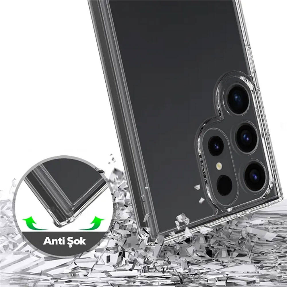 Galaxy S24 Ultra Zore 2mm Anti Shock Silikon Renksiz