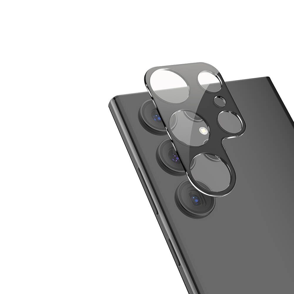 Galaxy S24 Ultra Zore 3D Kamera Camı Siyah